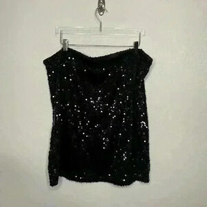 Avenue Modern Metallics Sequin Skirt 26/28